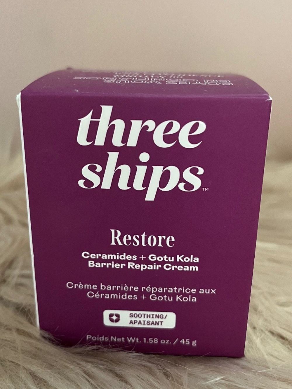 Three Ships Restore Ceramides + Gotu Kola Barrier Repair Cream (45 g)